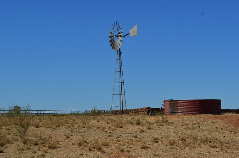 Station Margaret River 2015 windmill and rock tank