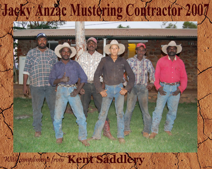 Drovers & Contractors - Jacky Anzac Contractor 1