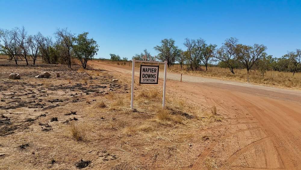 Rugged rock at Napier Downs Station, Gibb River Road, West Kimberley, WA