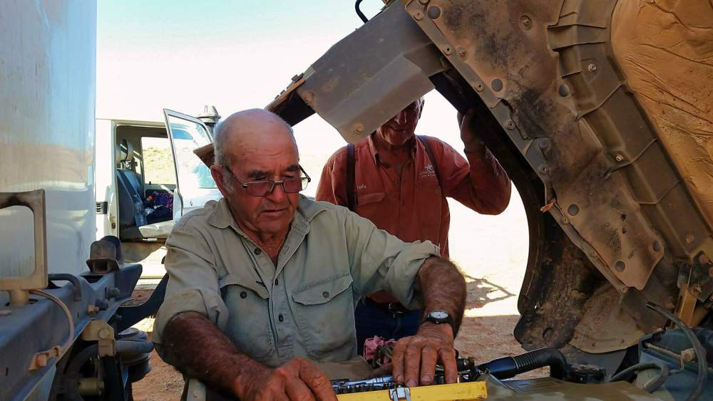 O Oh! Truck trouble between Adria Downs and Birdsville