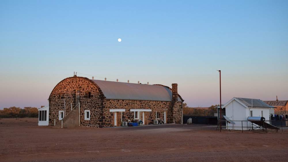 Buildings built in 1890 at Murnpeowie Station, SA